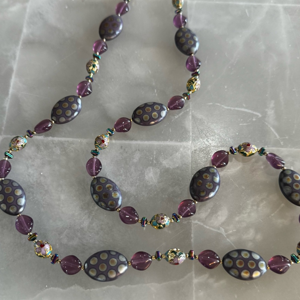 Beautiful Multicolor Bead Necklace - image 6